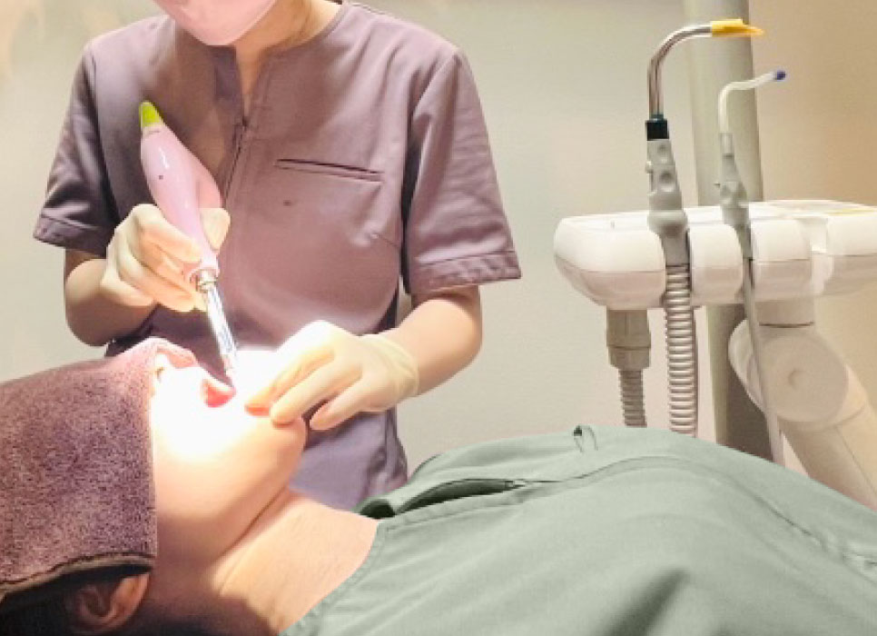 痛みに配慮した、安心の治療体験