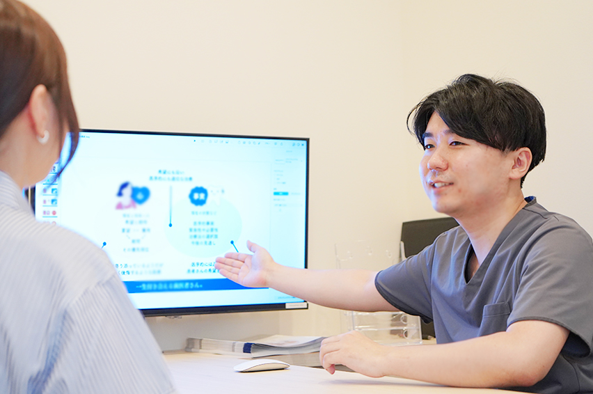 あなたの気持ちに合わせた治療をご提案します